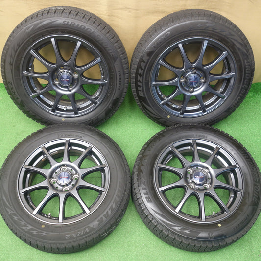 バリ溝！23年！キレイ！8.5分★スタッドレス 175/65R15 ブリヂストン ブリザック VRX2 VELVA CHARGE ヴェルヴァ 15インチ PCD100/4H★6050301KTス