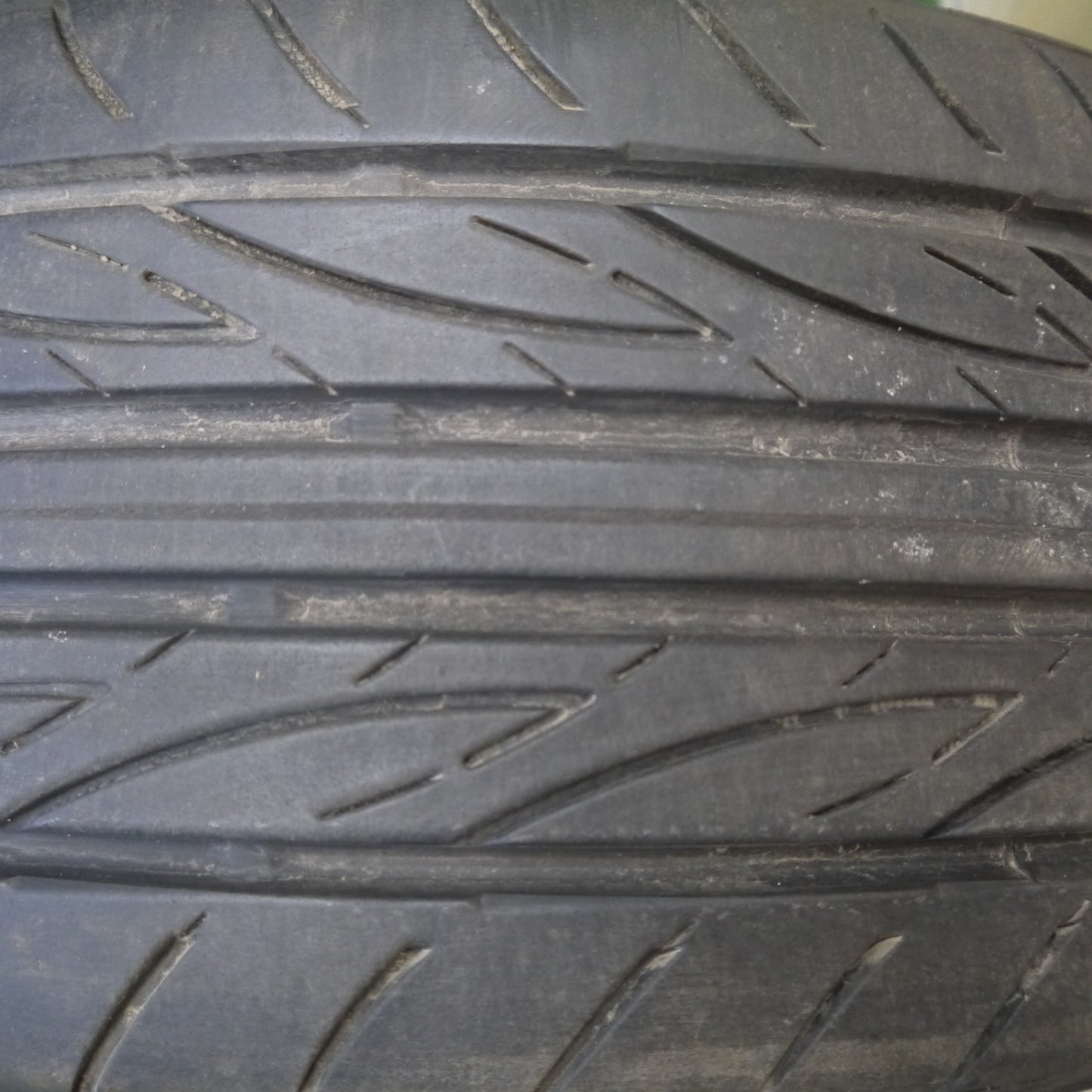 バリ溝！25年！9分！1本◎215/45R16 ヨコハマ アドバン FLEVA ENKEI Racing S エンケイ レーシング 16インチ PCD114.3/4H◎6061202Hノ