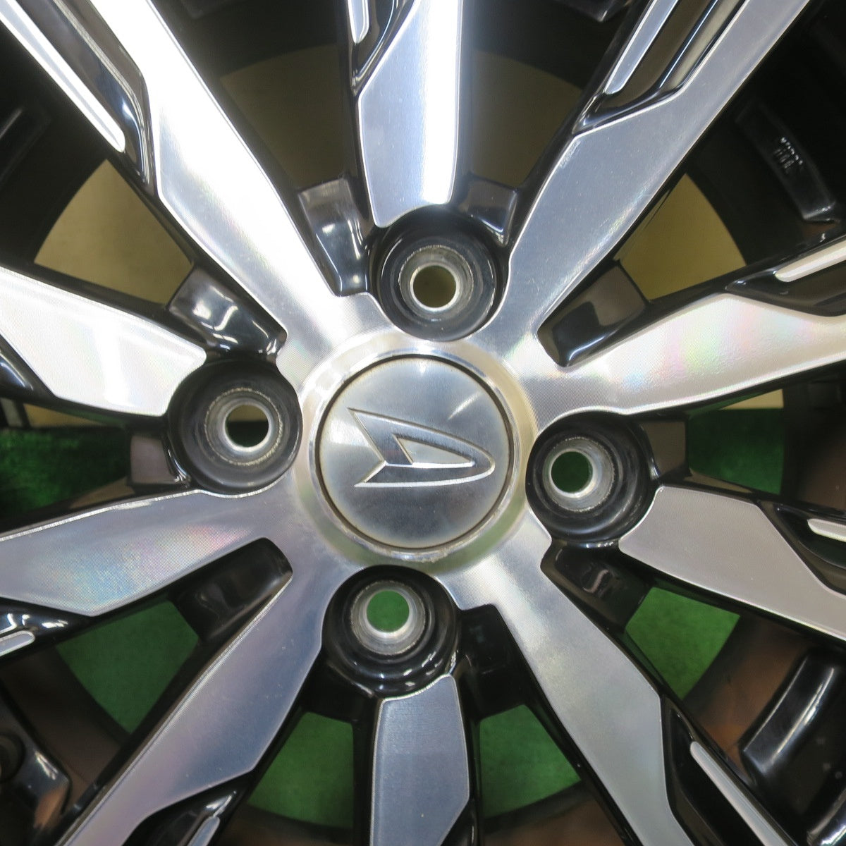4本価格！23年★ダイハツ LA600S タント カスタム 純正 155/65R14 ダンロップ エナセーブ EC204 14インチ PCD100/4H★6042711イノ