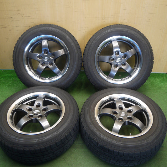 バリ溝！8.5分★ワーゲン アウディ 等 Oettinger TYPE RE2 195/65R15 スタッドレス ヨコハマ アイスガード iG50 エッティンガー 15インチ PCD112/5H★6052706Hス