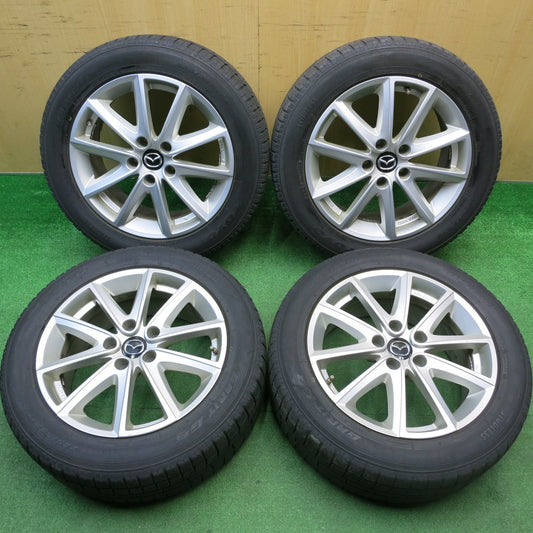 4本価格★マツダ アテンザ 等 225/55R17 スタッドレス トーヨー ガリット G5 社外 アルミ 17インチ PCD114.3/5H★5112902HAス
