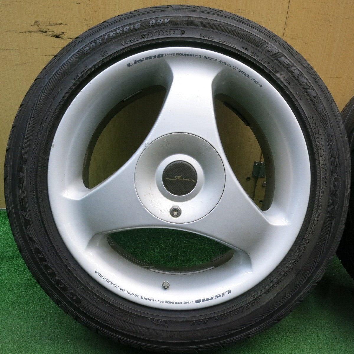 4本価格★LiSMO Stern 205/55R16 グッドイヤー イーグル LS2000 シュテルン リスモ 16インチ PCD100/4H 5H マルチ★5051704TNノ