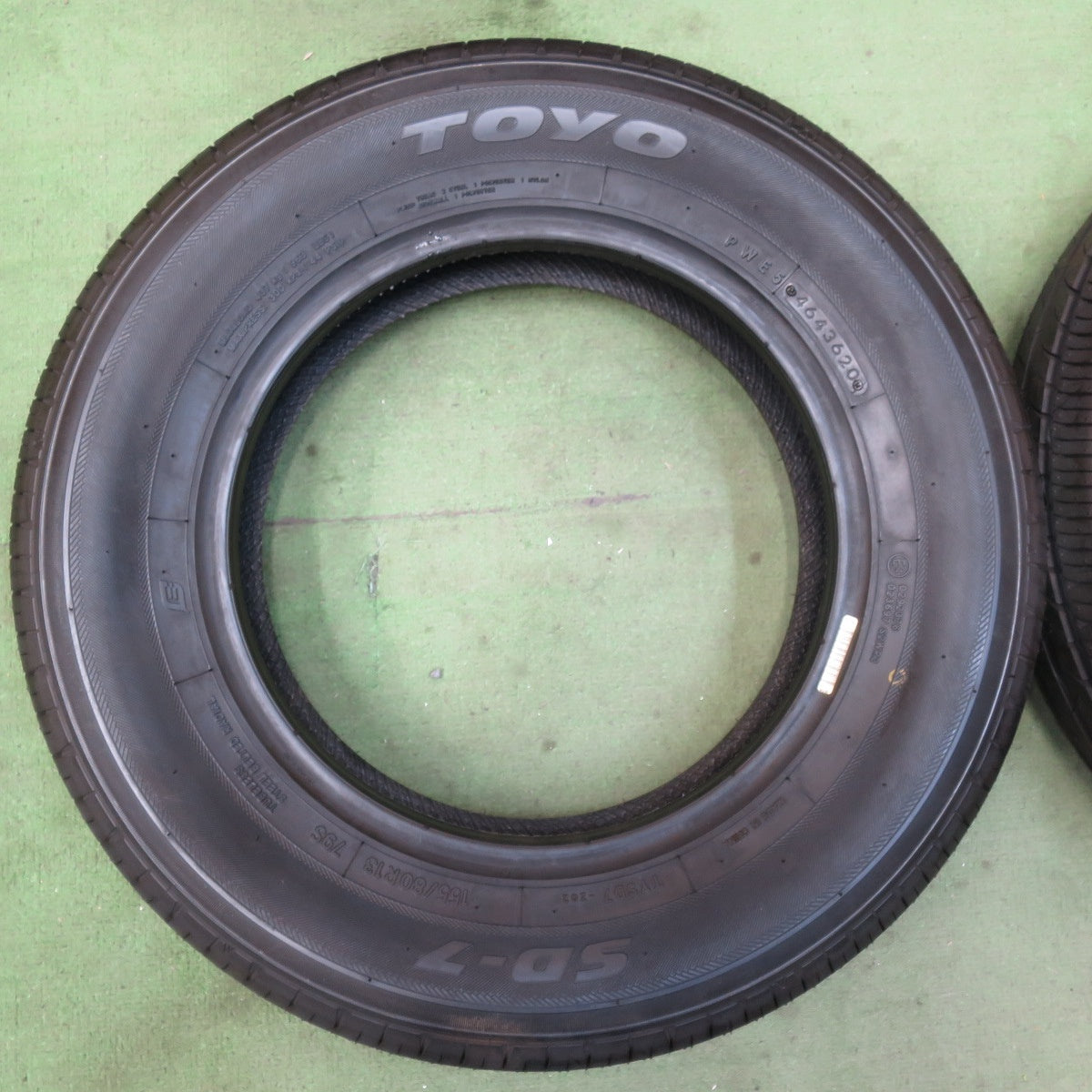 未使用★155/80R13 トーヨー SD-7 タイヤ 13インチ ヴィッツ カローラ パッソ Kei 等★5100402イノタ