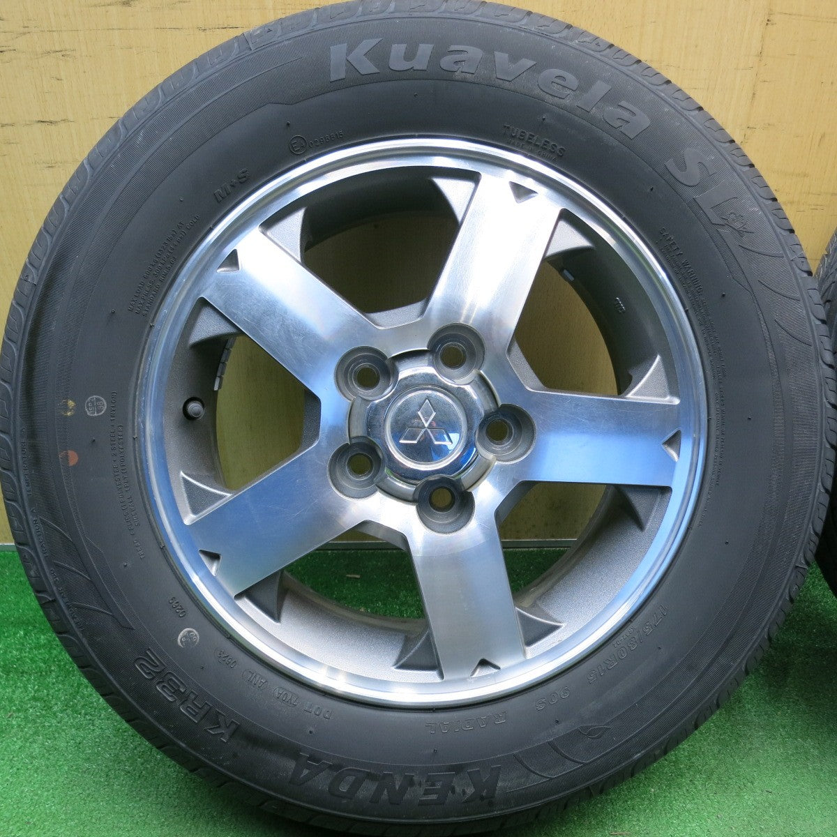 バリ溝！23年！9分★三菱 パジェロミニ 純正 175/80R15 ケンダ KR32 Kuavela SL 15インチ PCD114.3/5H★6041801HAノ