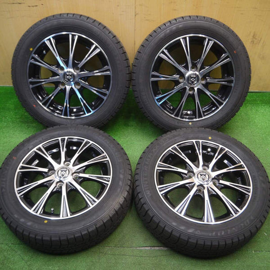 バリ溝！22年！9.5分以上★スタッドレス 155/65R14 ダンロップ ウインターマックス 03 RiZLEY ライツレー 14インチ PCD100/4H★5011713Hス