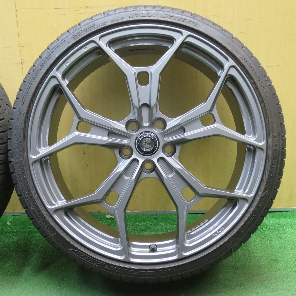 ほぼ未使用！22年！キレイ★トヨタ GR86 スバル BRZ 純正 OP TRD 215/35R19 ファルケン アゼニス FK510 19インチ PCD100/5H★5100101NJノ