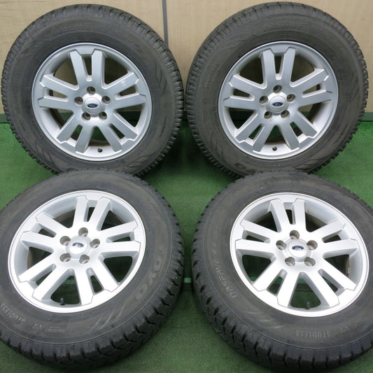 *送料無料* バリ溝！キレイ！9.5分★Ford フォード エクスプローラー 純正 235/65R17 スタッドレス トーヨー オブザーブ GSi-5 PCD114.3/5H★4051105NJス