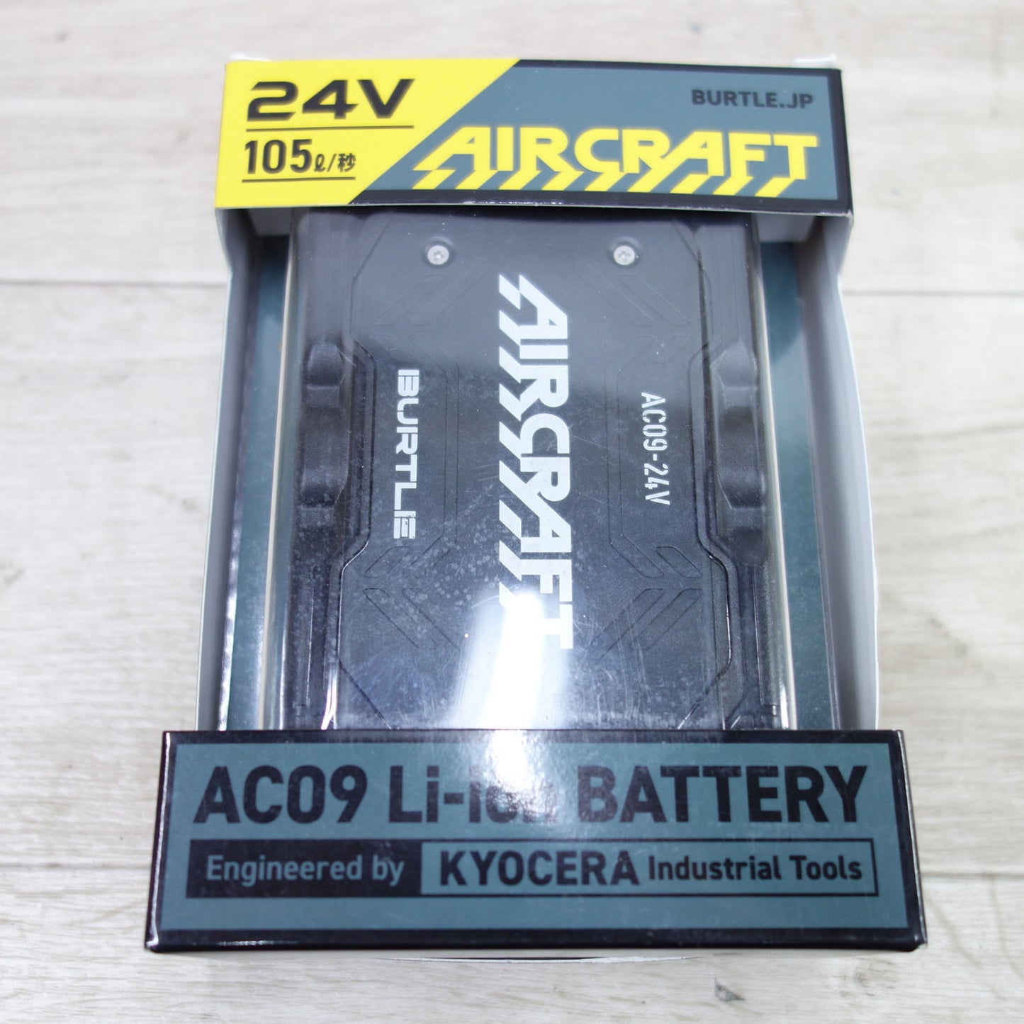 [送料無料] ほぼ未使用◆BURTLE AIR CRAFT 空調服 用 Li-ion バッテリー 24V AC09  エアー クラフト リチウムイオン 4,900mAh/14.52V 71.5Wh バートル◆