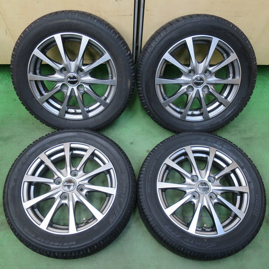 バリ溝！9分★スタッドレス 155/65R14 トーヨー ガリット G5 Exceeder エクシーダー 14インチ PCD100/4H★6011202イス