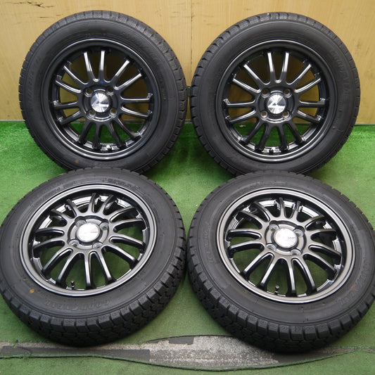 バリ溝！23年！キレイ！9.5分★スタッドレス 155/65R14 グッドイヤー アイスナビ7 LEAP リープ 14インチ PCD100/4H★5091005Hス