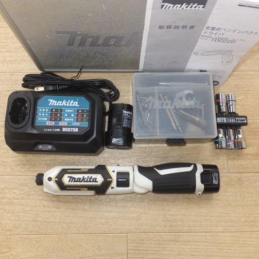 [送料無料] ★マキタ makita 充電式ペンインパクトドライバ TD022DSHXW 7.2V★