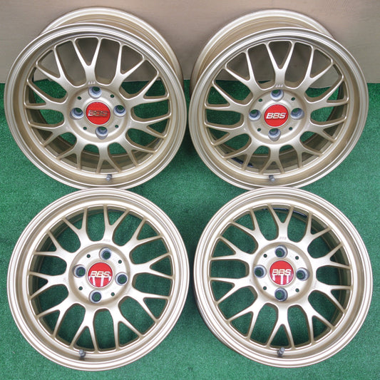 キレイ★BBS RG357 鍛造 15インチ ホイール 15×6.5J PCD100/4H★6010905KTホ