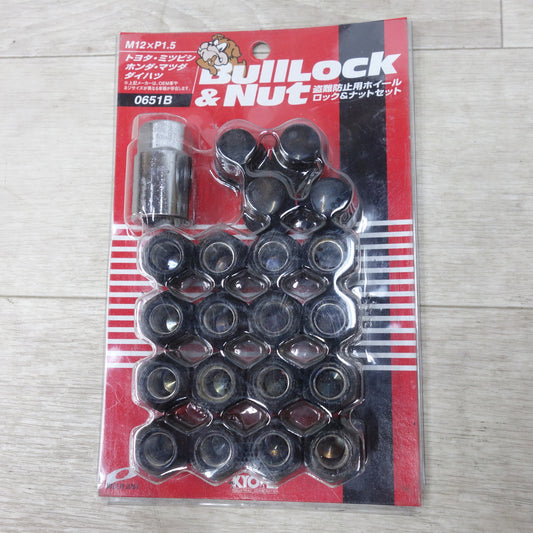 [送料無料] ◆KYO-EI BullLock&Nut 盗難防止用 ロック ナット セット M12×P1.5 0651B  トヨタ 三菱  ホンダ マツダ ダイハツ◆