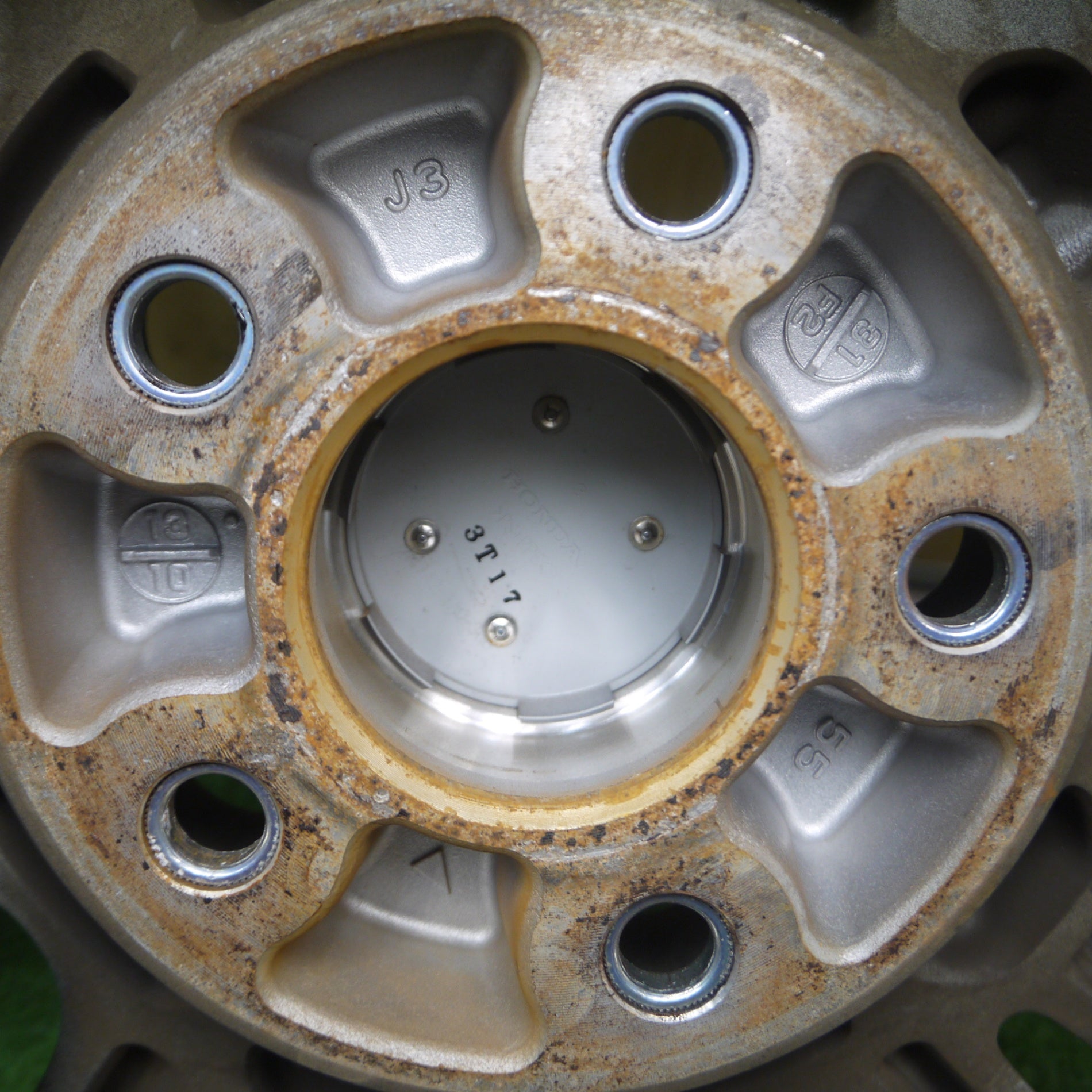 【おおもり】rc1 オデッセイ アブソルート純正18インチアルミ ホンダオデッセイRC1 アブソルート純正アルミ18インチ (ペン