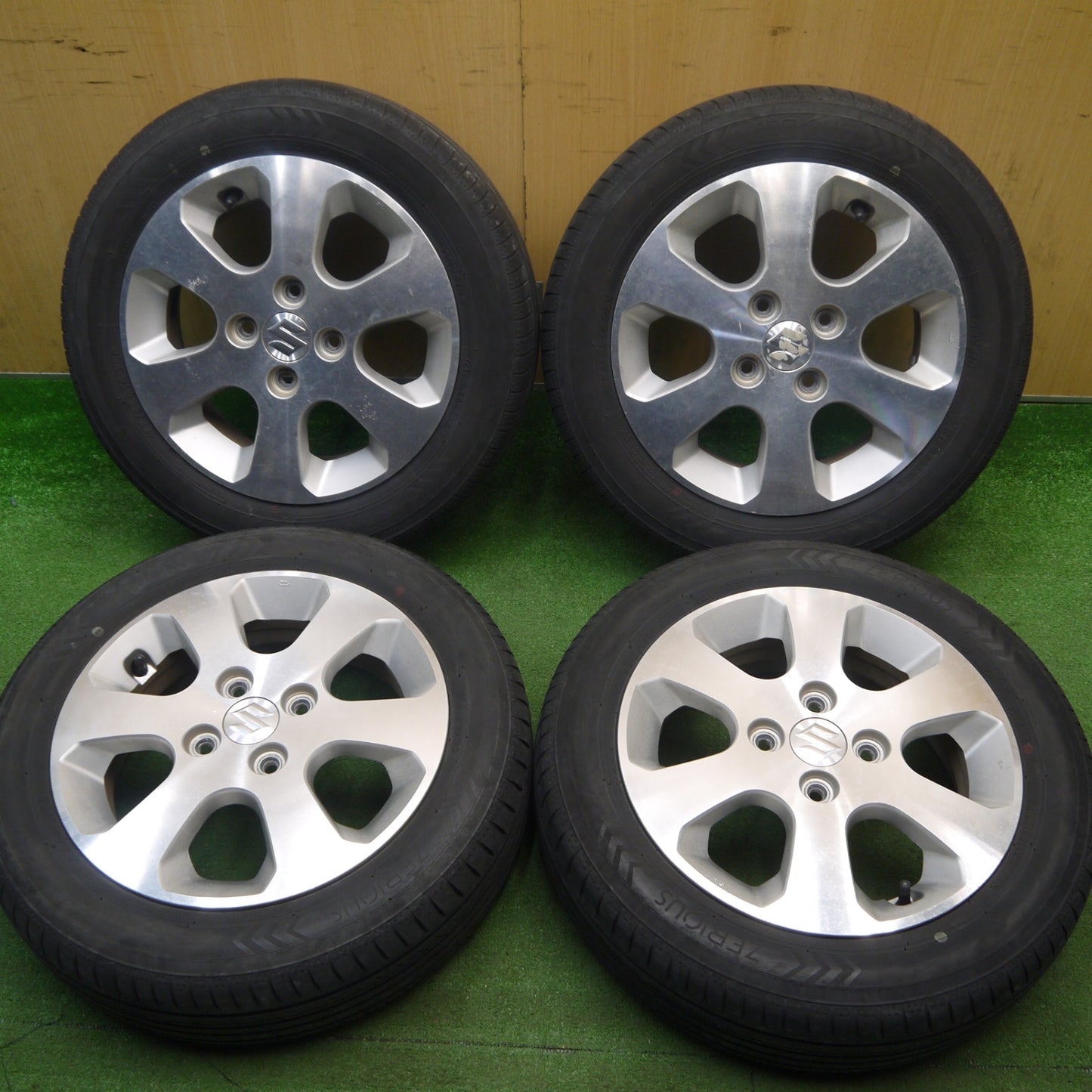 4本価格！22年★スズキ ワゴンR 純正 155/65R14 ZERIOUS ゼリオズ ヨコハマ製 14インチ PCD100/4H★6022508Hノ