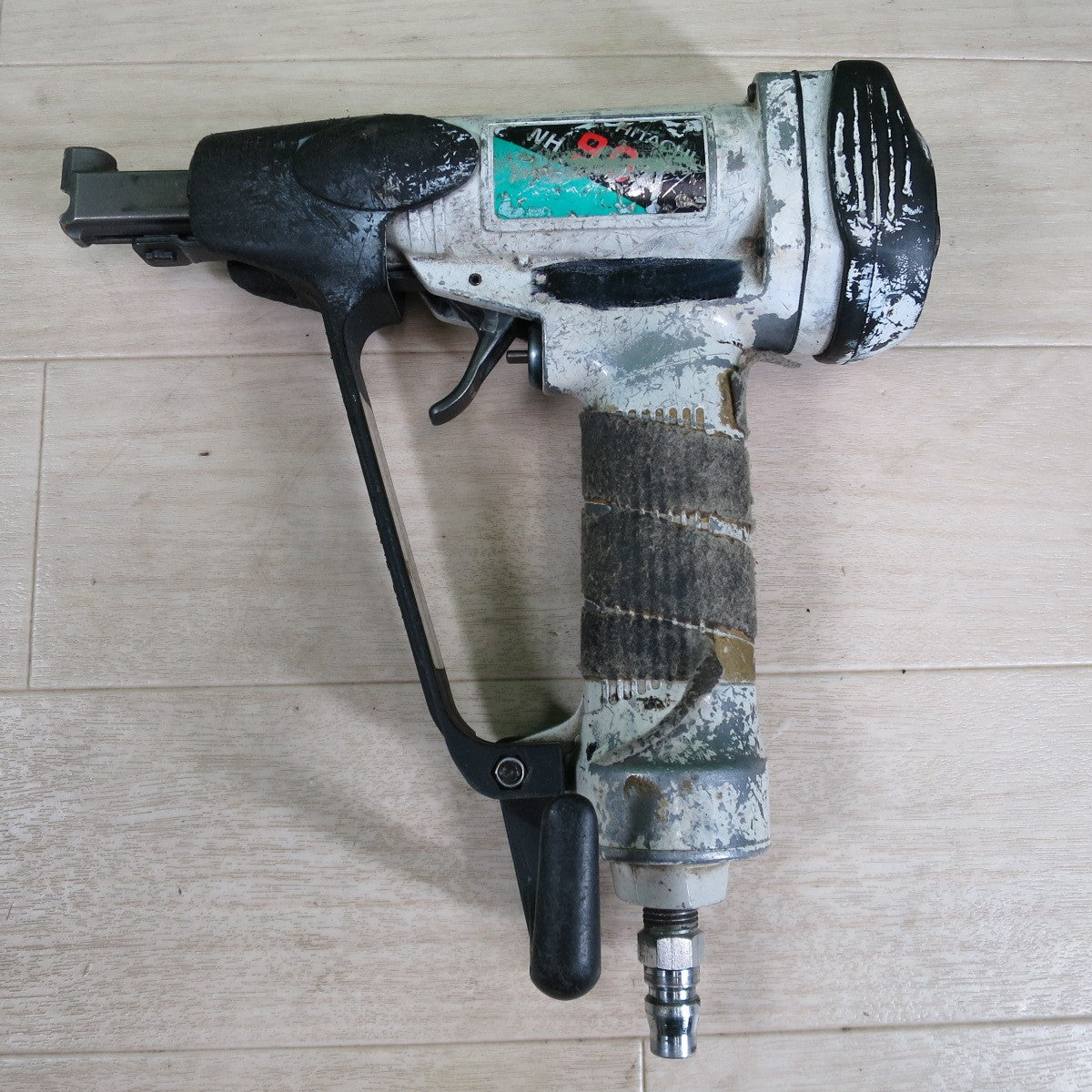 2点セット☆日立 90mm ばら釘打機 NH90A HITACHI エア工具 大工道具 ジャンク☆