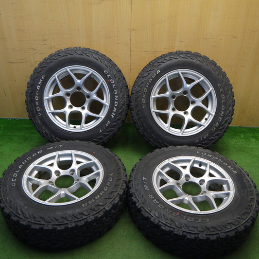4本価格★185/85R16 105/103N 8PR ヨコハマ ジオランダー M/T G003 社外 アルミ ホイール 16インチ PCD139.7/5H★6040301Hノ