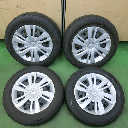 バリ溝！23年！9.5分★トヨタ ルーミー 純正 スチール 165/65R14 グッドイヤー EfficientGrip ECO hybrid 14インチ PCD100/4H★5053015SYノ