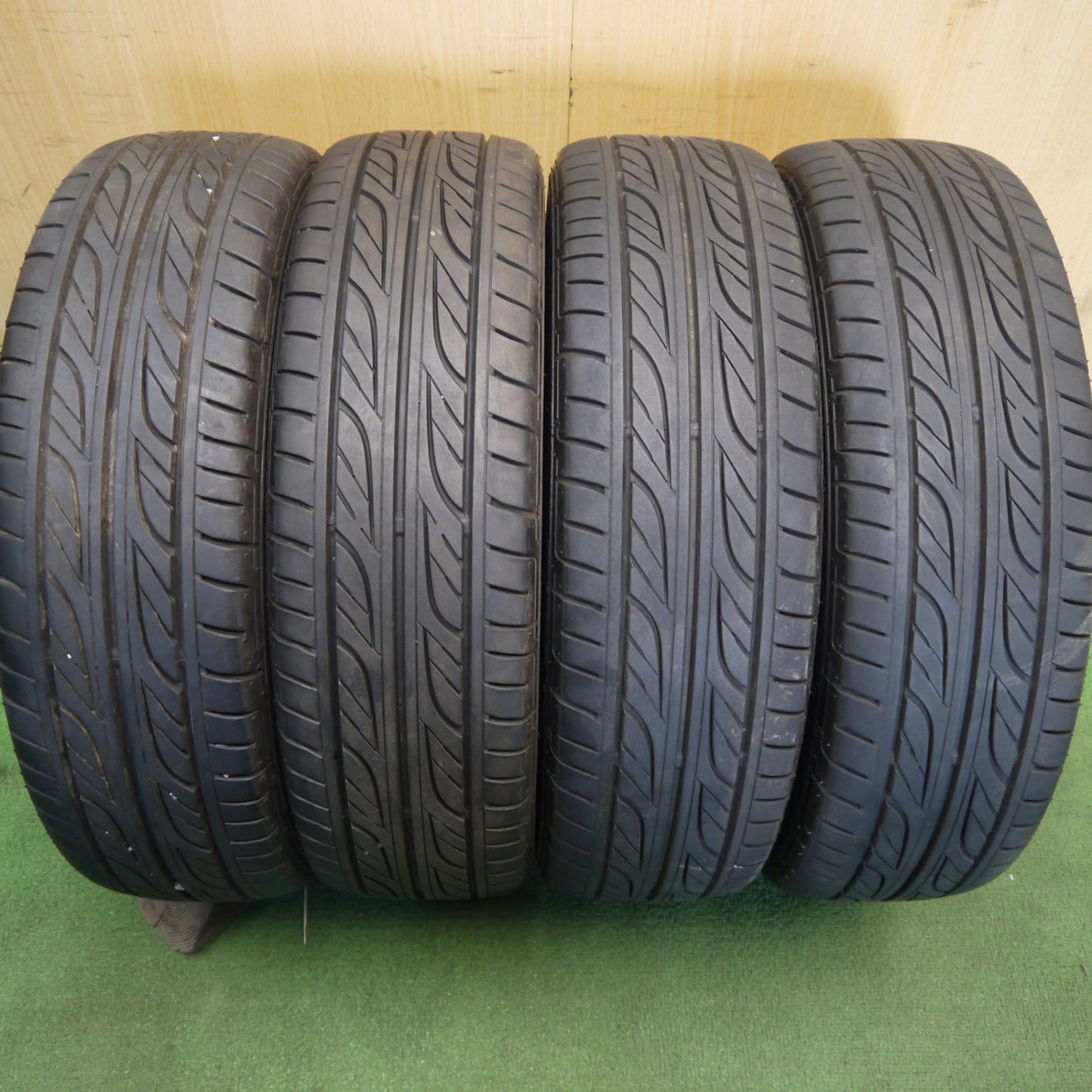 バリ溝！23年！8.5分◎ダイハツ LA600S タント カスタム RS 純正 165/55R15 グッドイヤー イーグル LS2000 hybrid 15インチ PCD100/4H◎6080401Hノ