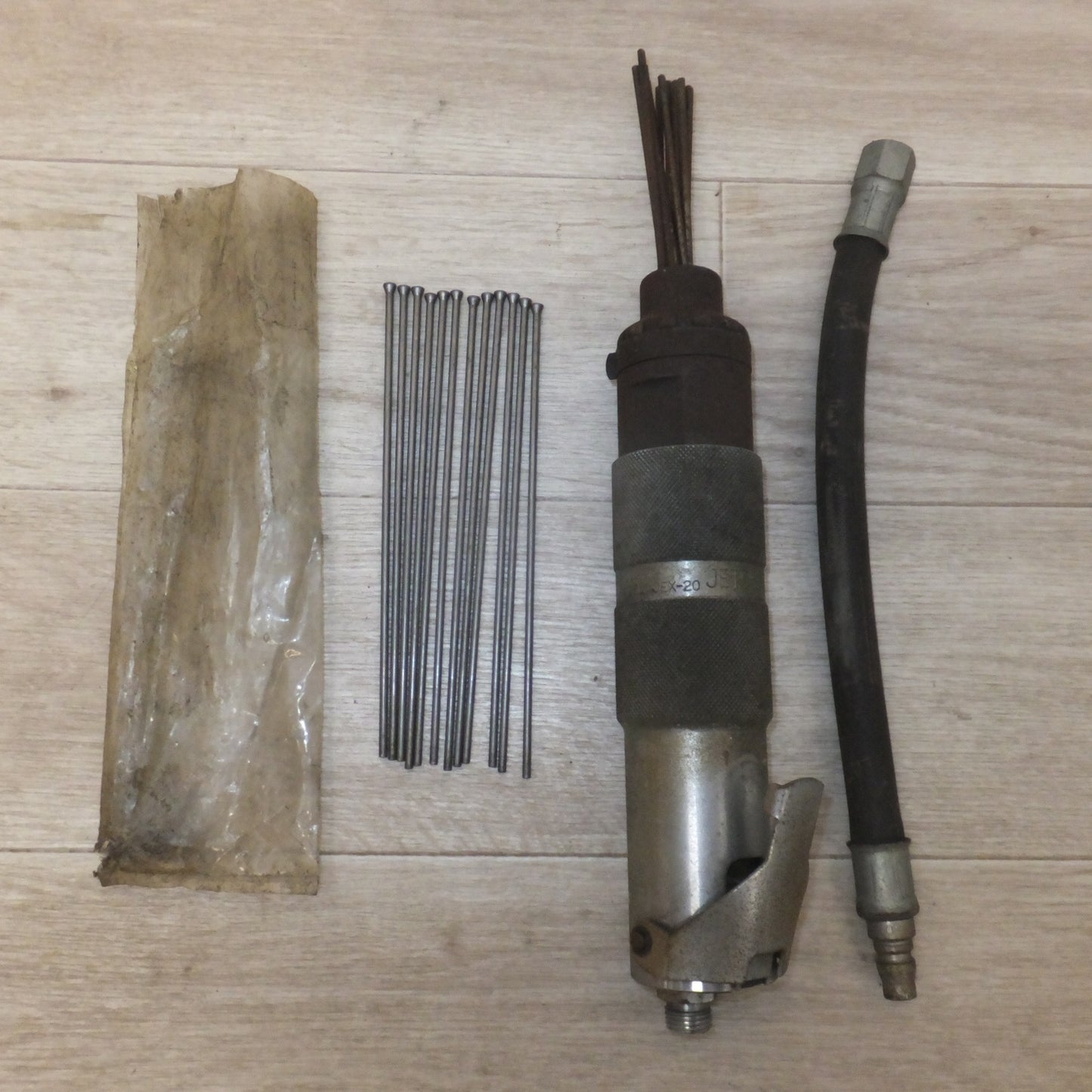[送料無料] 現状品★日東工器 NITTO ジェットタガネ JET CHISEL JEX-20　常圧 エアーツール★