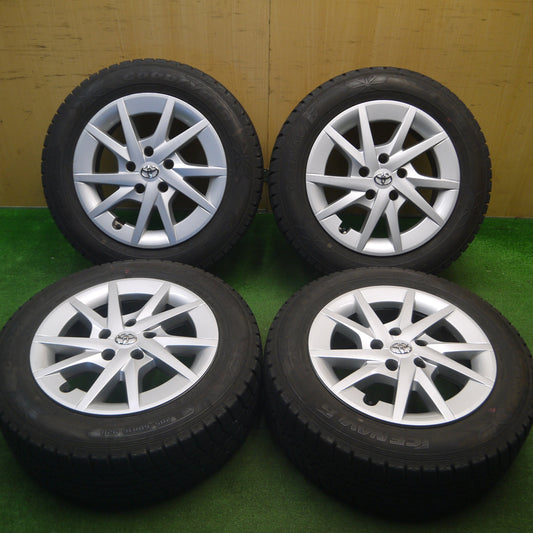 [送料無料] バリ溝！8.5分★トヨタ プリウスα 純正 205/60R16 スタッドレス グッドイヤー アイスナビ6 16インチ PCD114.3/5H★5020710Hス