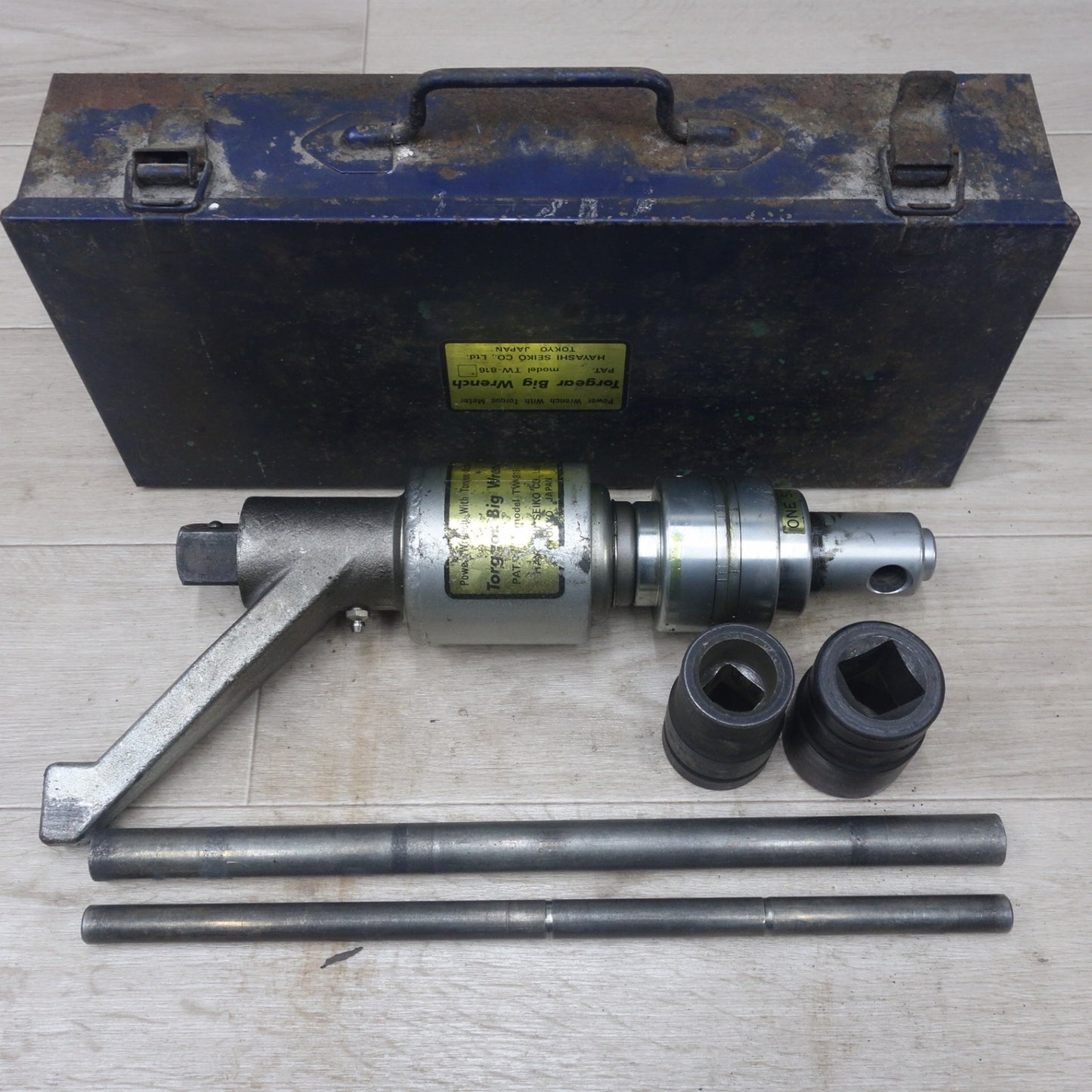 [送料無料] ◆ハスコー トルガー ビック レンチ TW-816HS パワー レンチ 自動車 整備 工具 HASCO メタルケース◆