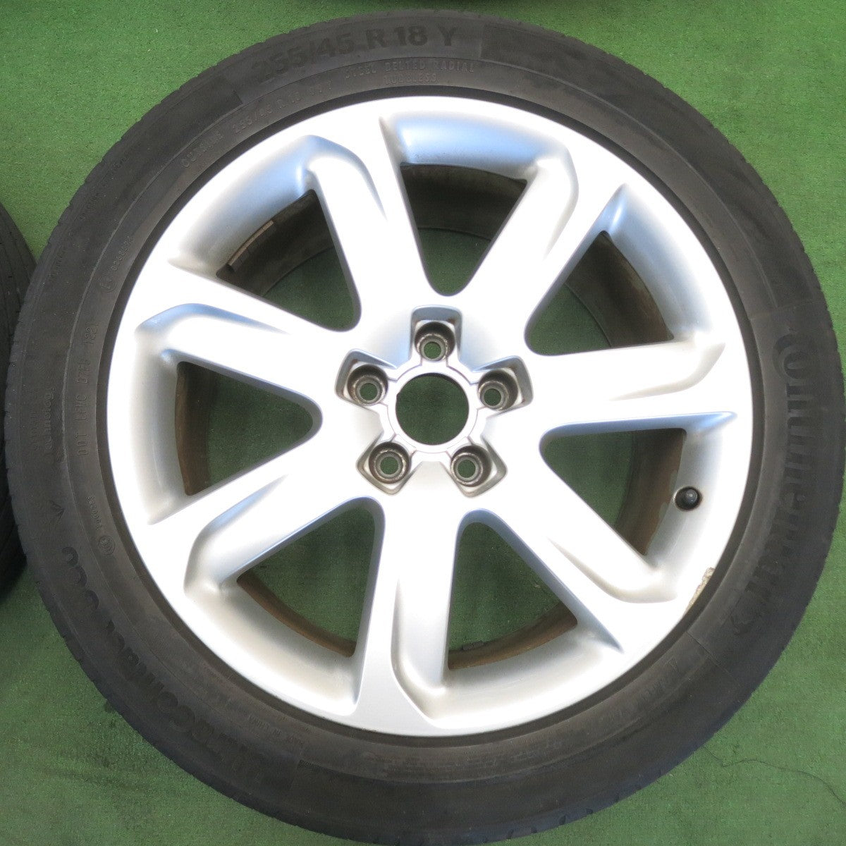 4本価格★アウディ A7 純正 255/45R18 コンチネンタル ウルトラコンタクト UC6 18インチ PCD112/5H★6052407HAノ
