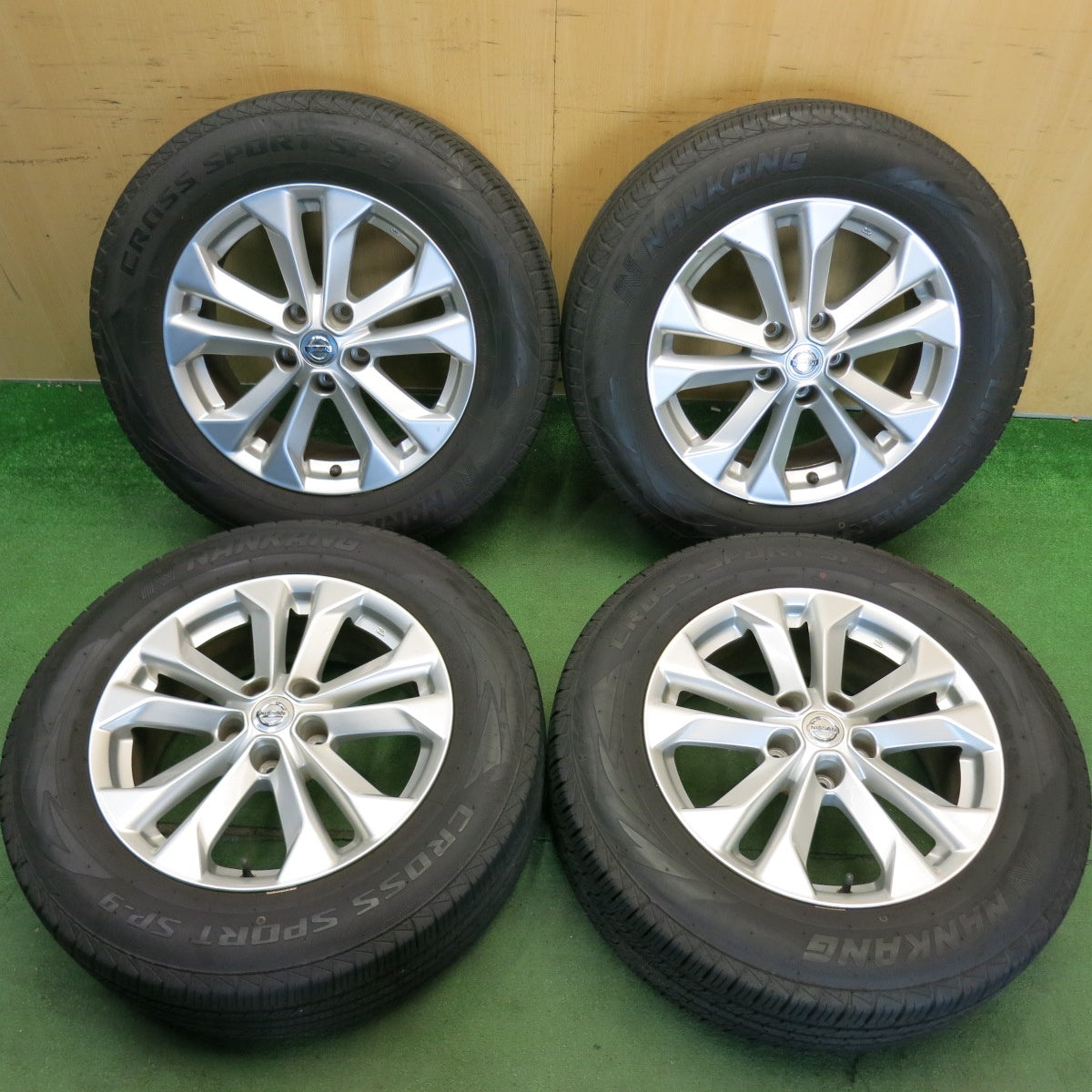 4本価格！23年★日産 T32 エクストレイル 純正 225/65R17 ナンカン CROSS SPORT SP-9 17インチ PCD114.3/5H★6052404HAノ