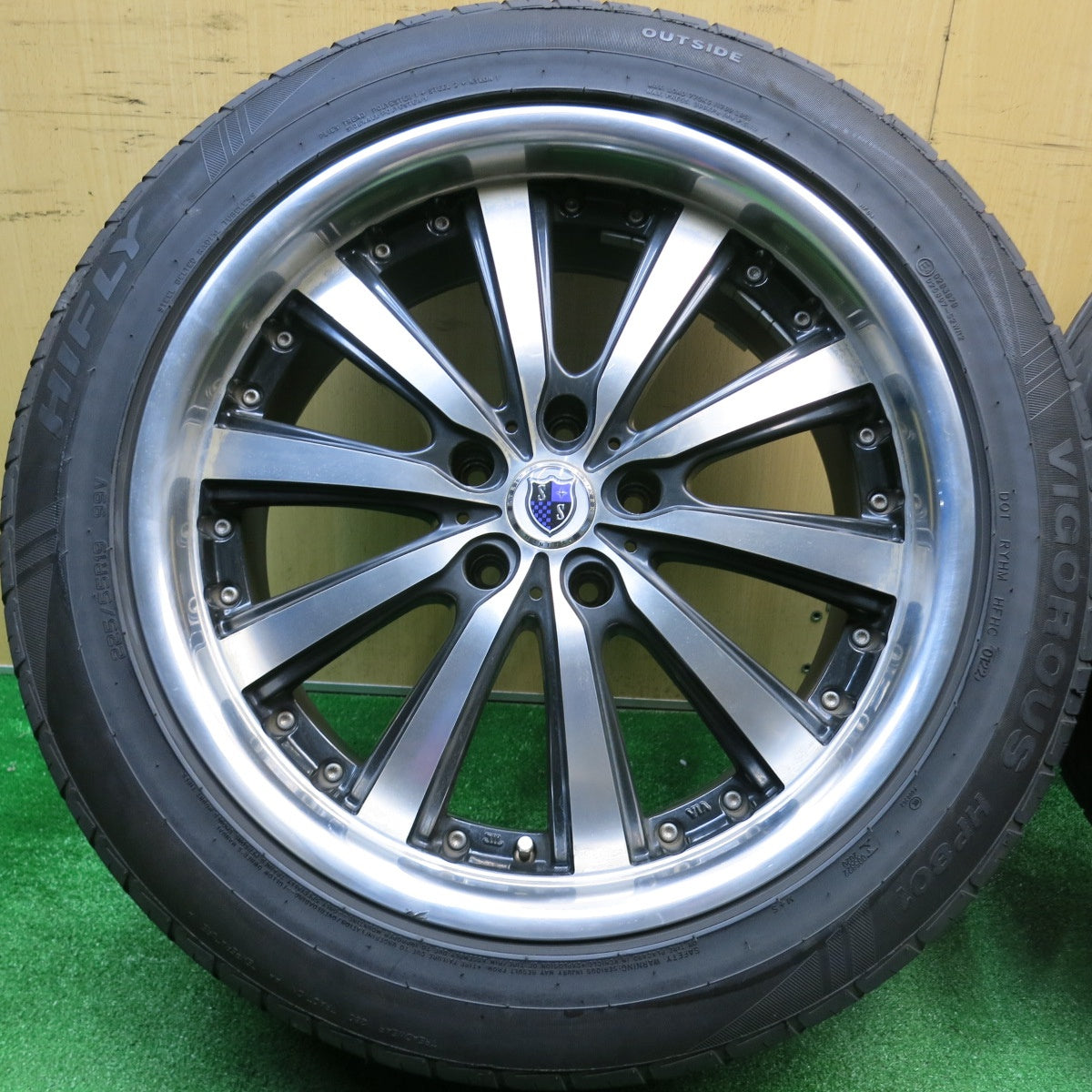 4本価格！22年★STEINER VS5 共豊 225/55R19 ハイフライ VIGOROUS HP801 シュタイナー 19インチ PCD114.3/5H★5111307HAノ