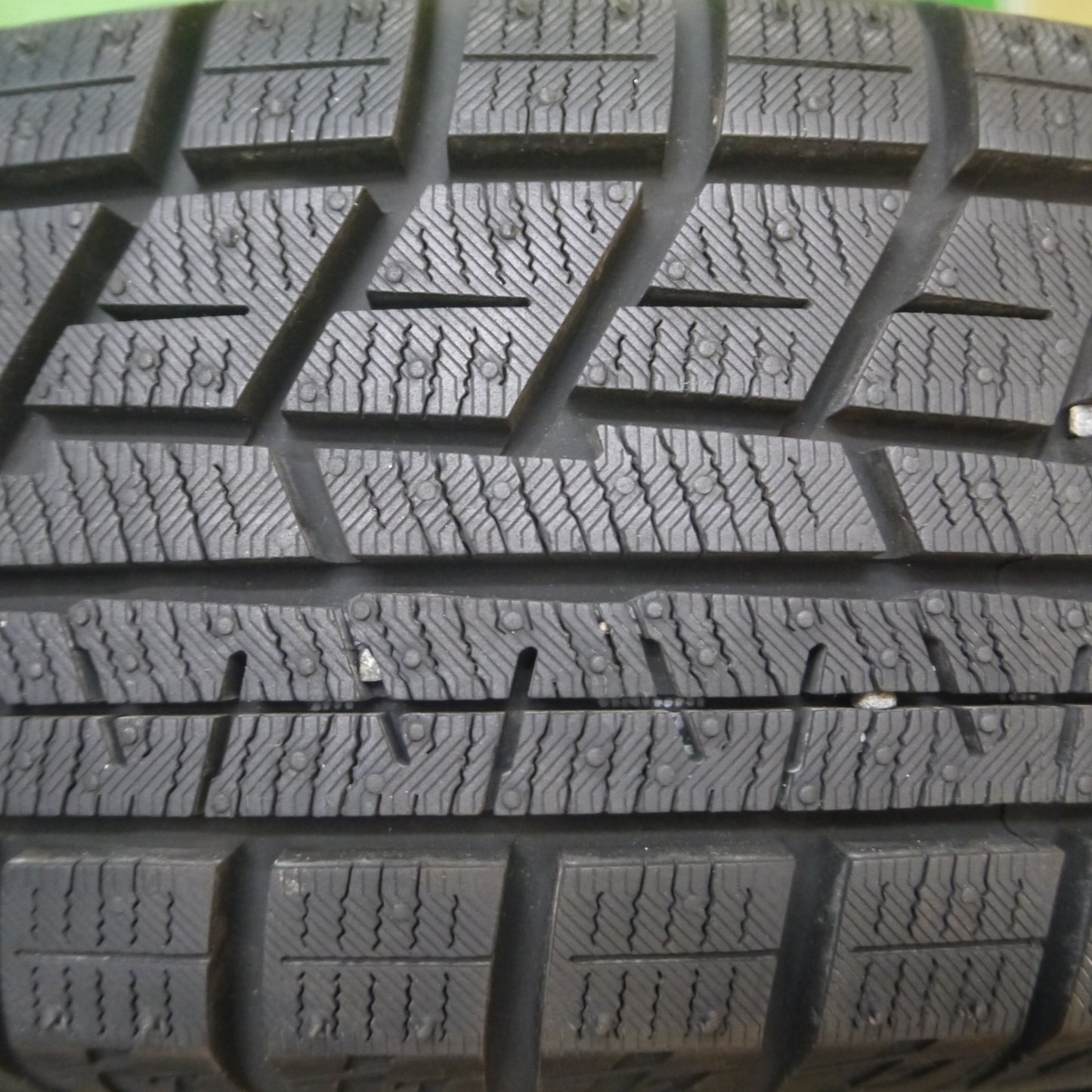 [送料無料] 超バリ溝！22年！キレイ！ほぼ10分★スズキ MRワゴン 純正 スチール 155/65R13 スタッドレス ヨコハマ アイスガード iG60 13インチ PCD100/4H★4120905Hス