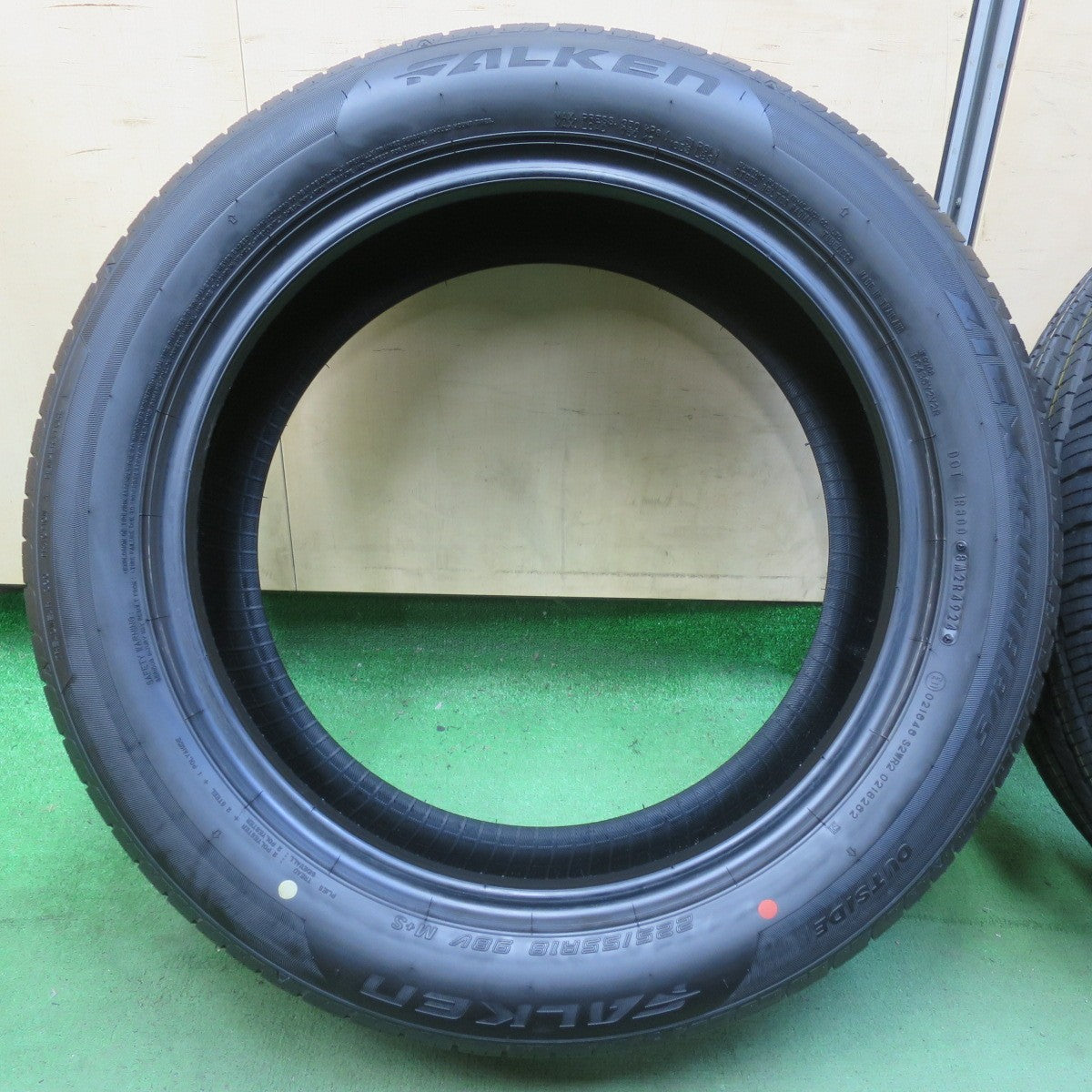 新車外し！24年★225/55R18 ファルケン ZIEX ZE001A A/S タイヤ 18インチ フォレスター クロストレック レイバック 等★5080807イノタ