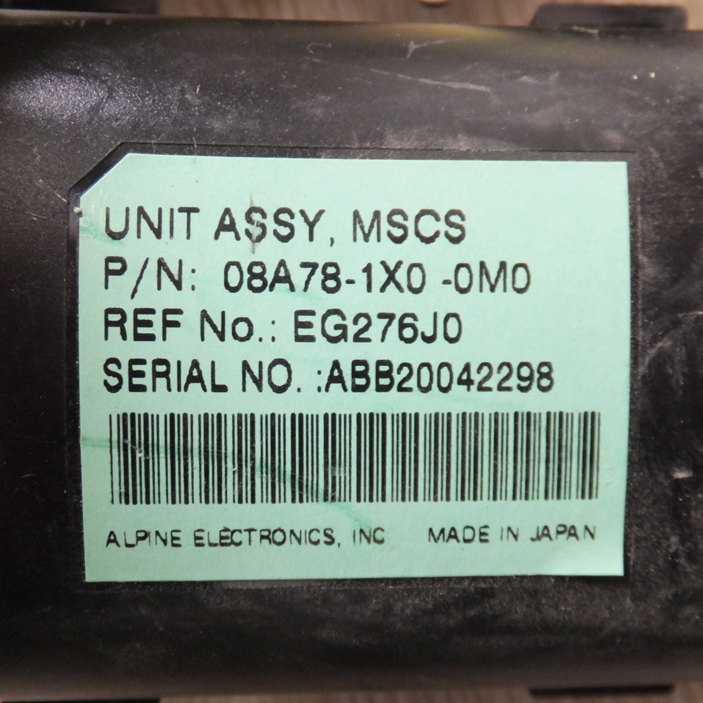 [送料無料] 現状品★ケンウッド製 ホンダ 純正 ベーシックインターナビ Gathers VXM-194VFI セキュリティロック[24]★