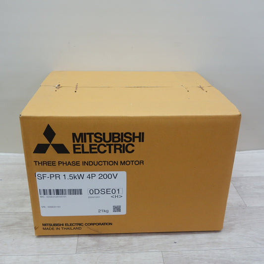 ●複数在庫有●[送料無料] 未使用☆MITSUBISHI 三菱 三相 モーター SF-PR 1.5kW 4P 200V トップランナー モータ 0DSE01☆
