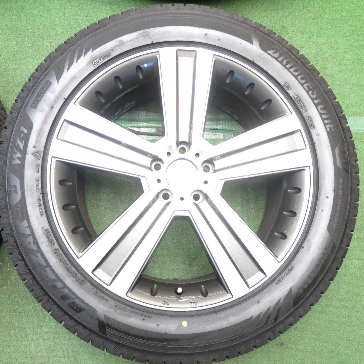 ほぼ未使用！25年！キレイ◎ベンツ 等 EuroPremium WERNER 275/50R20 スタッドレス ブリヂストン ブリザック WZ-1 ユーロプレミアム ヴェルナー 20インチ PCD112/5H◎6100403HAス