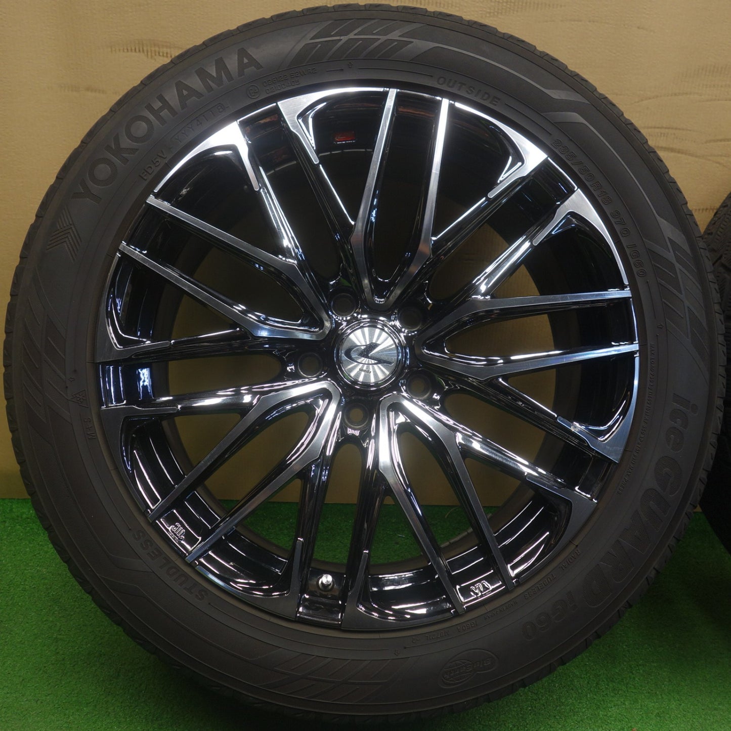 4本価格★LEONIS SK 235/50R18 スタッドレス ヨコハマ アイスガード iG60 レオニス 18インチ PCD114.3/5H★6040901KTス