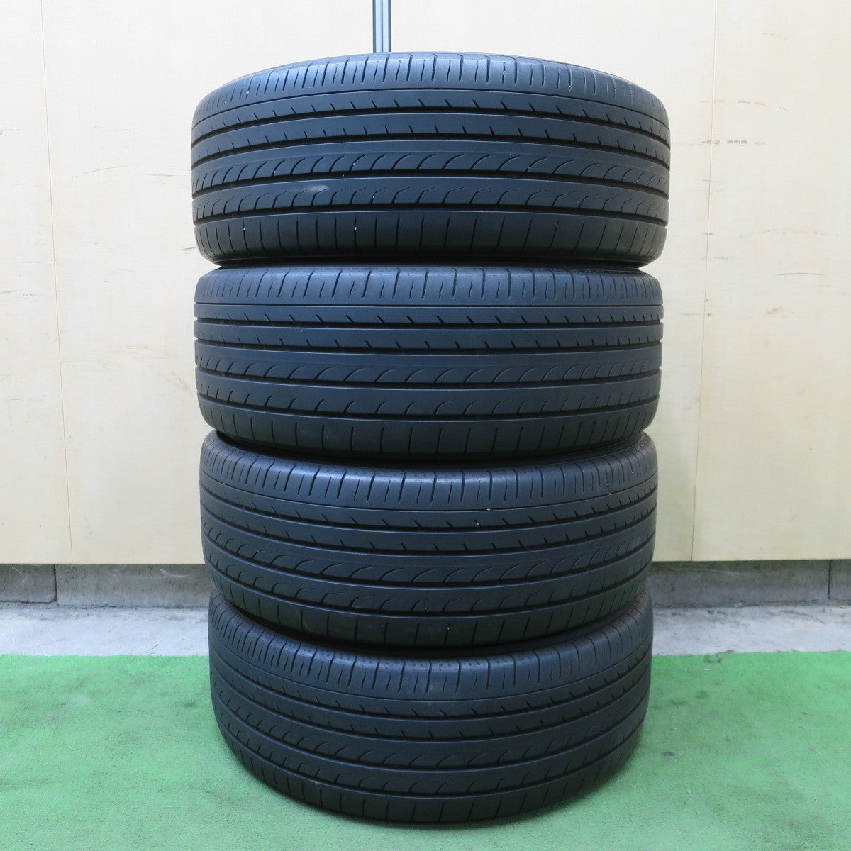 キレイ◎WORK EMOTION EMT-M8R GTK 225/45R18 ヨコハマ ブルーアース RV-02 ワーク エモーション 18インチ PCD114.3/5H◎6082801NGノ