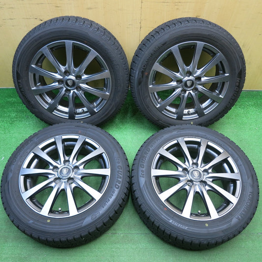 バリ溝！キレイ！9.5分★シエンタ 等 185/60R15 スタッドレス ヨコハマ アイスガード iG50 プラス MANARAY SPORT マナレイ スポーツ 15インチ PCD100/5H★6022805HAス