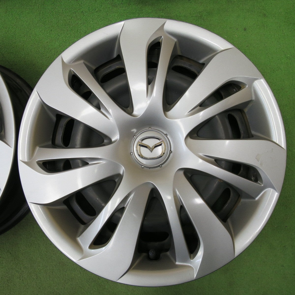 4本価格◎マツダ デミオ 純正 スチール ホイール 15インチ 15×5.5J PCD100/4H◎6091202NGホ