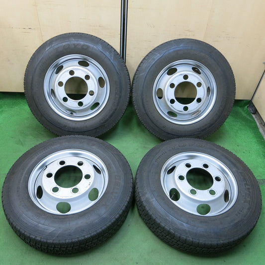 4本★トラック 205/80R17.5 スタッドレス トーヨー デルベックス M934 TOPY スチール 115-9CS PCD222.25/6H★5030503ナス