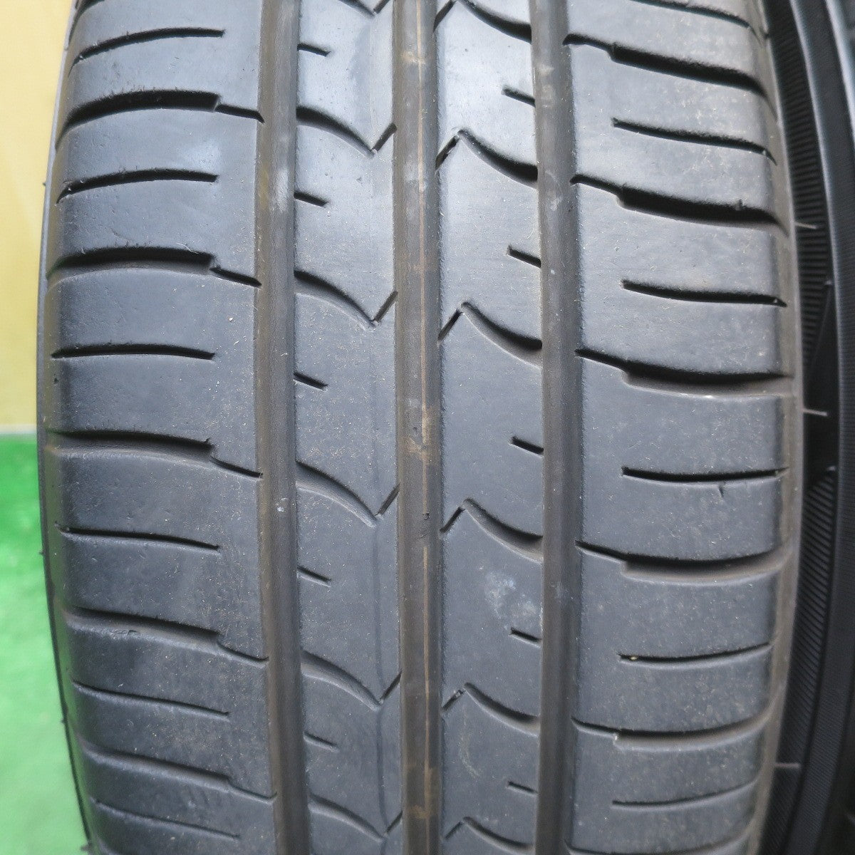 バリ溝！22年！キレイ！9分★175/65R15 グッドイヤー EfficientGrip ECO hybrid EG01 SEIN-EK AME ザイン 15インチ PCD100/4H★6051202NJノ
