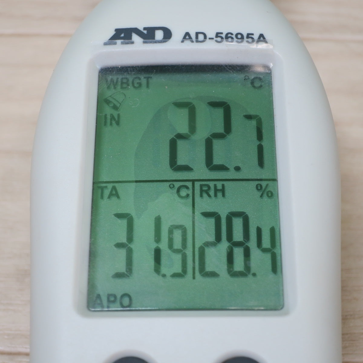 [送料無料] キレイ☆A&D 熱中症 指数 モニター AD-5695A WBGT-Monitor エー・アンド・デイ 黒球形 指数計 測定器☆
