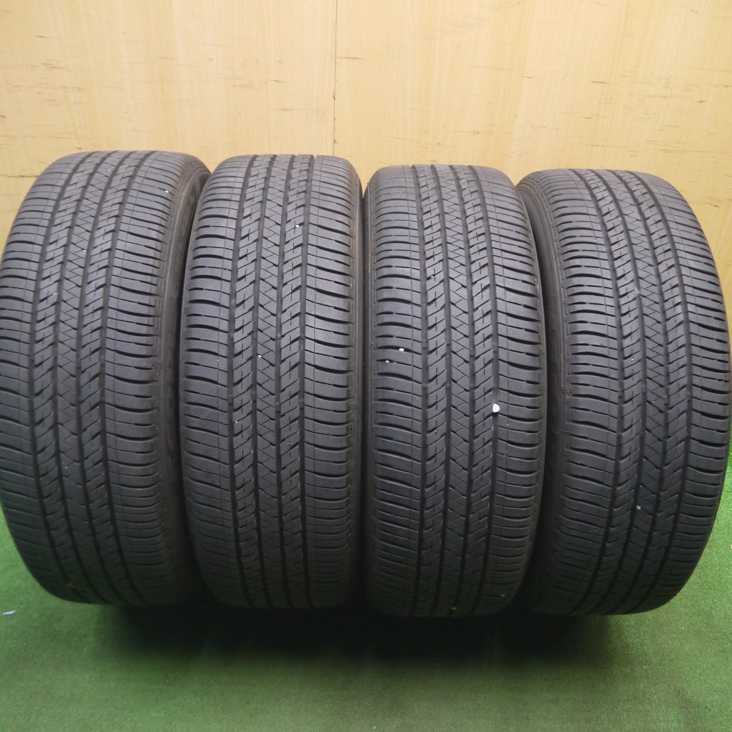 [送料無料] バリ溝！23年！キレイ！9.5分★三菱 エクリプス クロス PHEV 純正 225/55R18 ブリヂストン エコピア H/L 422 プラス 18インチ PCD114.3/5H★5020515Hノ