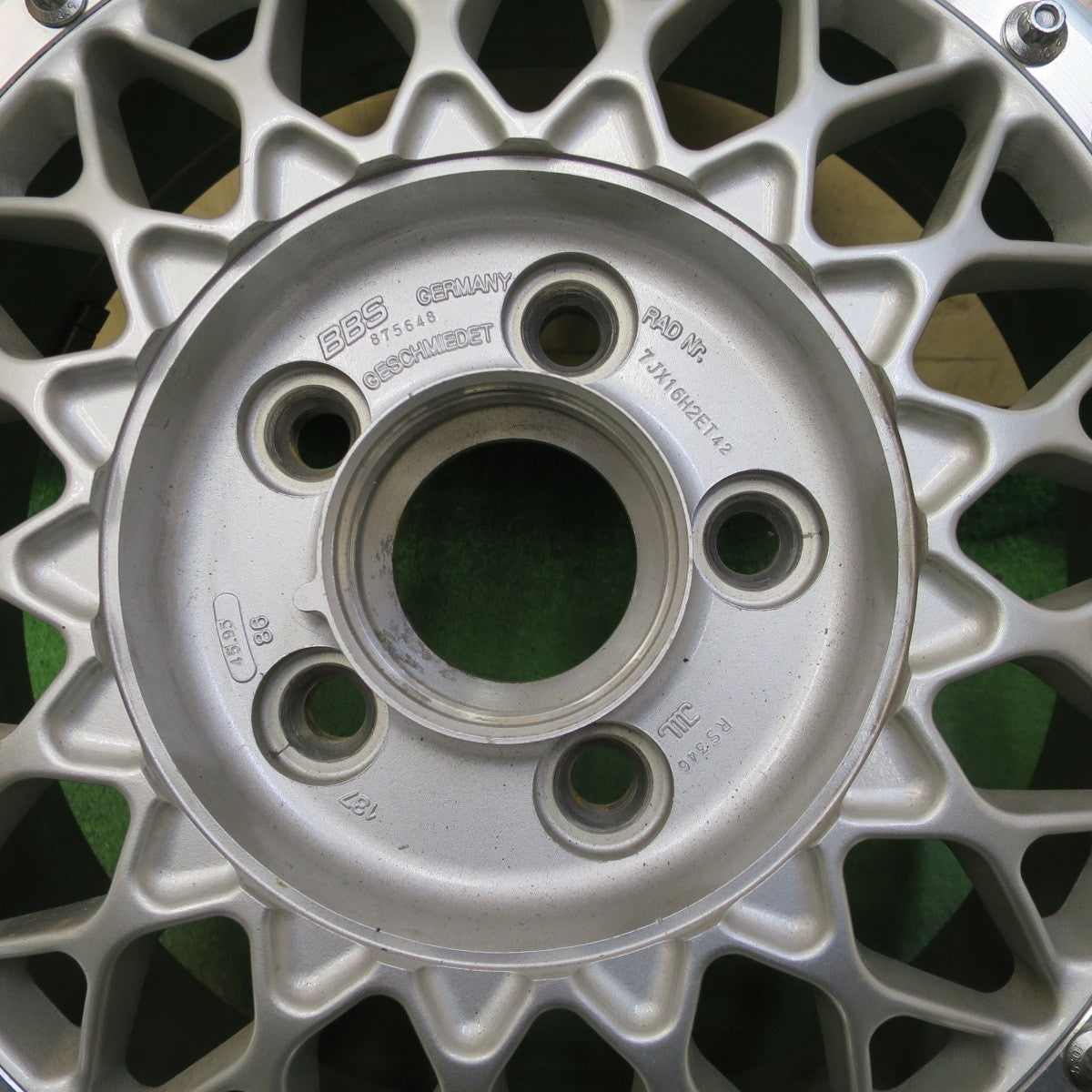 4本価格◎BBS RS346 16インチ ホイール 16×7J PCD114.3/5H◎6081003NGホ