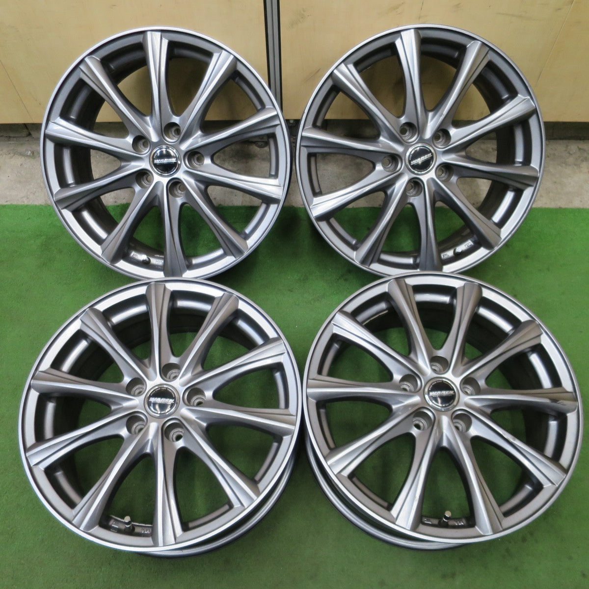 4本価格★WAREN HOT STUFF 17インチ ホイール ヴァーレン ホット スタッフ 17×7J PCD114.3/5H★6040103NGホ