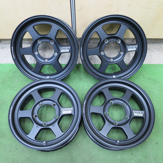 希少！キレイ★RAYS TE37X PM VOLK RACING マットブラック 16インチ ホイール レイズ ボルク レーシング 16×5.5JJ PCD139.7/5H★6031802NGホ