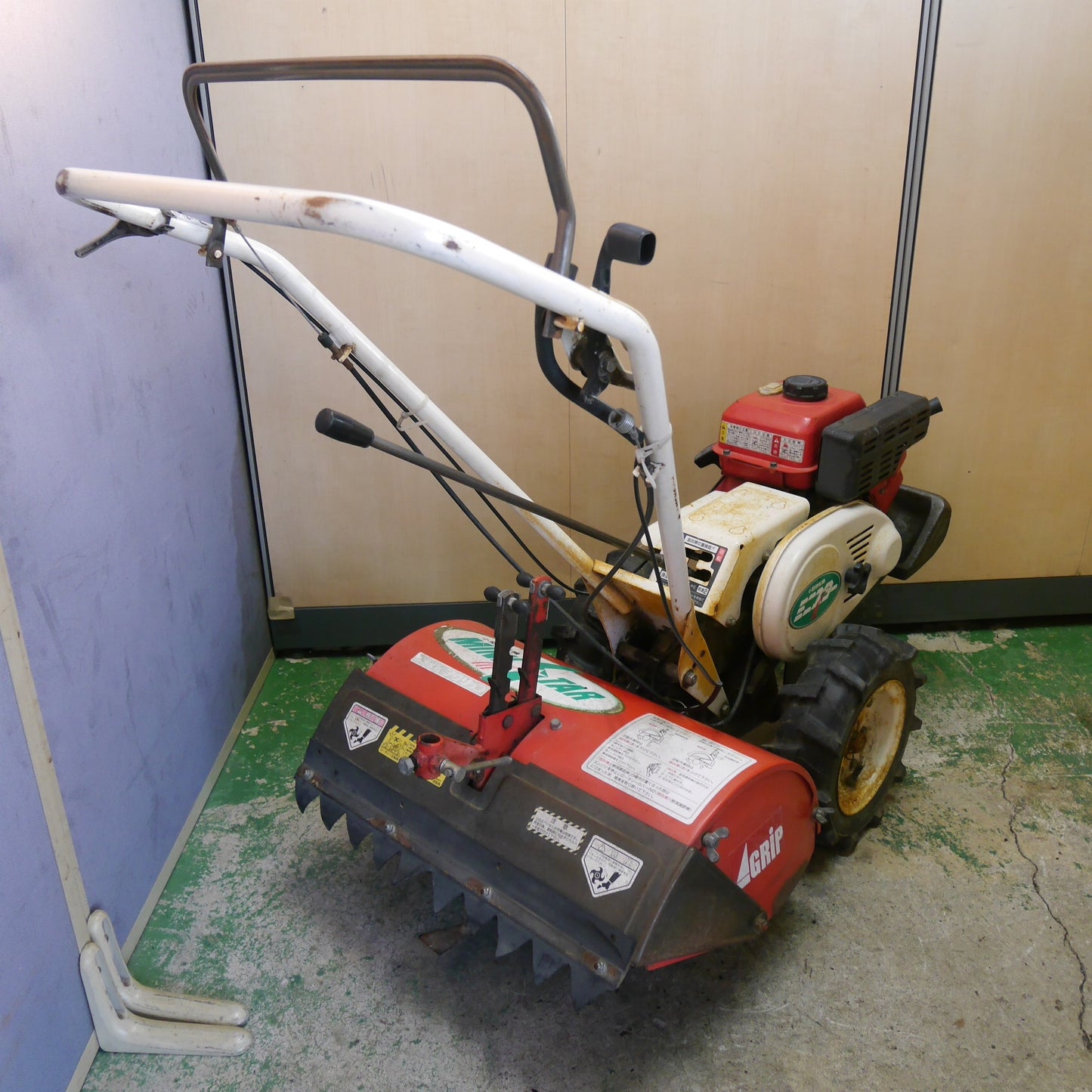 【岐阜発 直接引取限定】☆OREC アグリップ 小型 耕耘機 ミニスター IKS IR60 農用 トラクター 歩行型 オーレック 耕運機 耕うん機 管理機☆