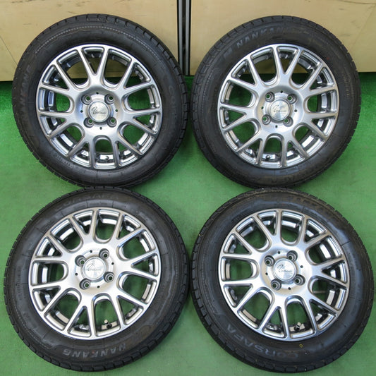 [送料無料] バリ溝！キレイ！9分★スタッドレス 155/65R14 ナンカン CORSAFA Verthandi ヴェルザンディ ヴェルサンディ 14インチ PCD100/4H★4103011イス