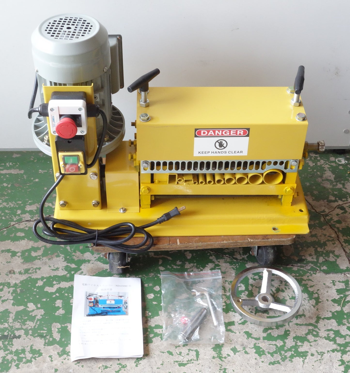 [送料無料] ◆電線 銅線 皮むき機 剥線機 ワイヤー ストリッパー カッター YL80L-4 SD-038M メーカー不明◆