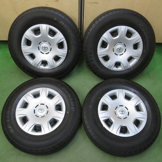 バリ溝！25年！9.5分◎トヨタ 200系 ハイエース 純正 スチール 195/80R15 107/105S ダンロップ SP175N 15インチ PCD139.7/6H◎6062607イノ
