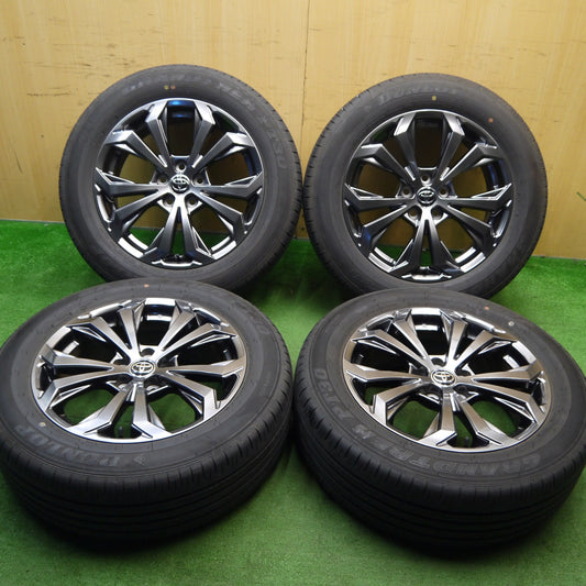 バリ溝！22年！美品！9分★トヨタ RAV4 純正 225/60R18 ダンロップ グラントレック PT30 18インチ PCD114.3/5H★5042502Hノ
